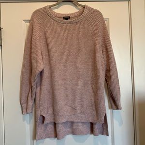 Express oversized pink sweater